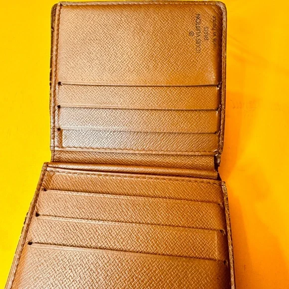 Louis Vuitton Brown and Gold Monogram Card Holder pocket organizer - Picture 8 of 12